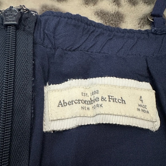 Abercrombie & Fitch Stripe Mini Dress in Blue Size 4 women’s - Picture 9 of 17